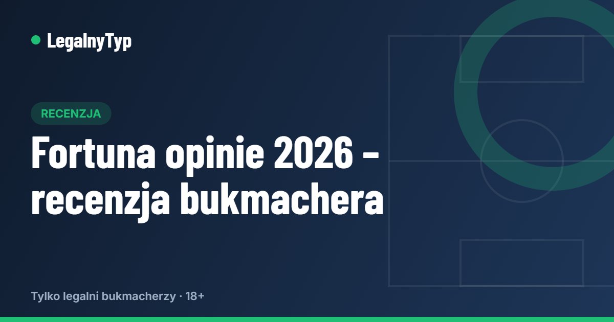 Fortuna opinie 2026 – recenzja bukmachera