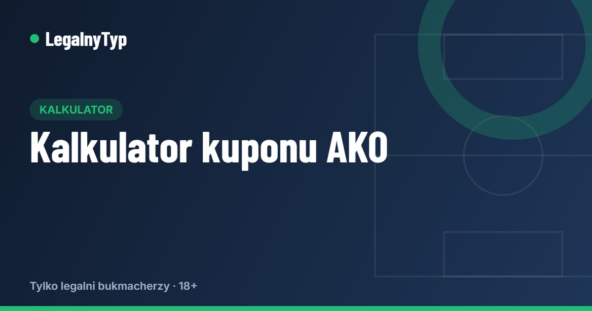 Kalkulator kuponu AKO